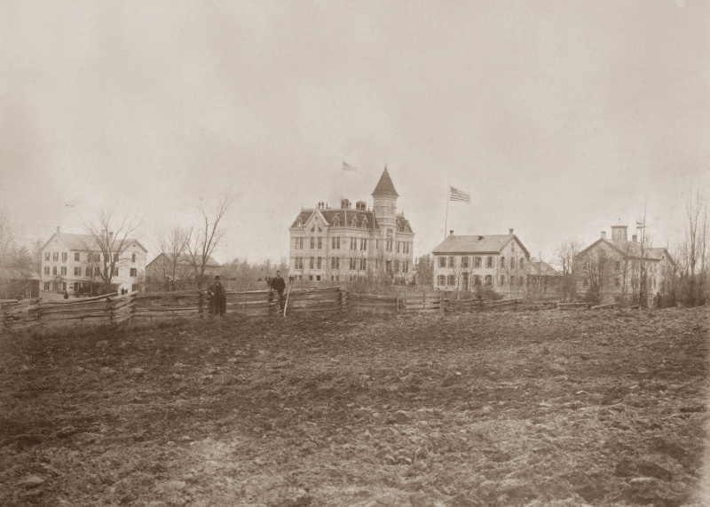 Old Main is dedicated November 14, 1888
