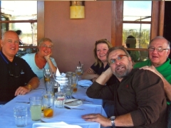 Jack Rayburn, Sue Rayburn, Jodi and Jay Chrustowski and Pat Curran visiting in Palm Springs, CA. 