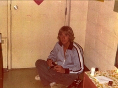 1974 (or 1975), David Bandauski in the Suites. Photo courtesy of Georgia Collis.