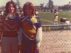 Fall 1975 Lakeland College Homecoming. Georgia Collis and Cathy Strupp