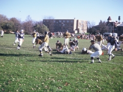 A Muskie football game in the early 1960s. Photo courtesy of Wayne Schupbach.